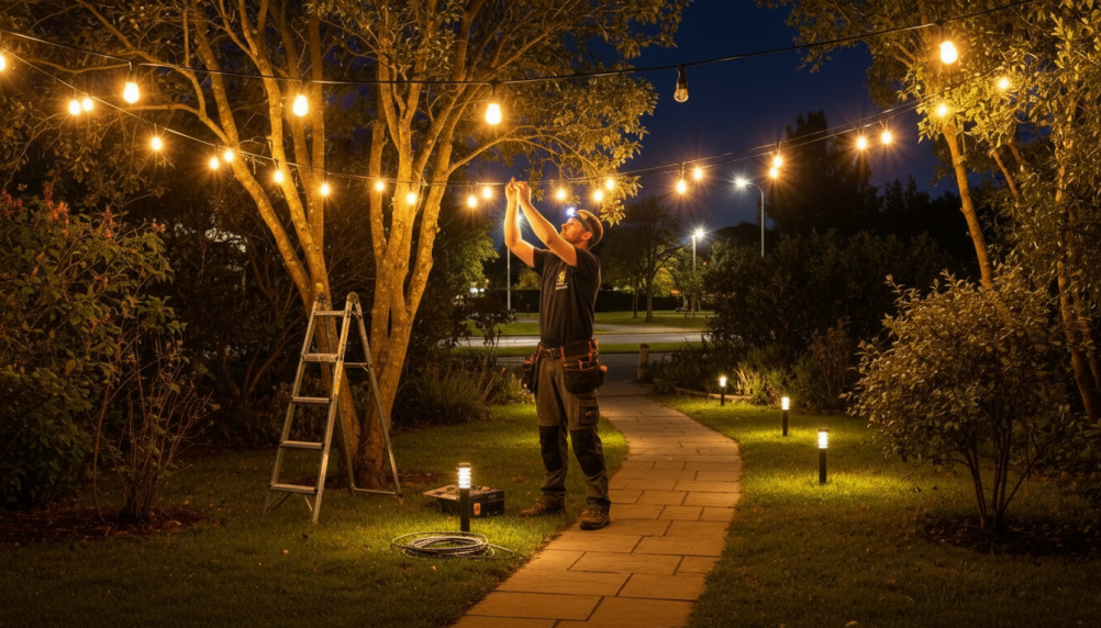 A contractor getting into the outdoor lighting business.